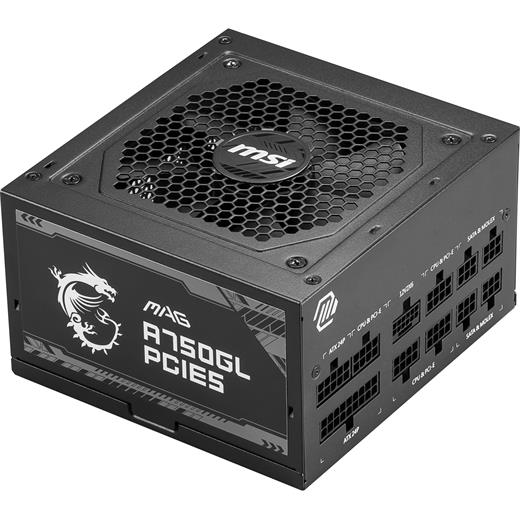 Msı Mag A750Gl Pcıe5 750W 80+ Gold Power Supplys