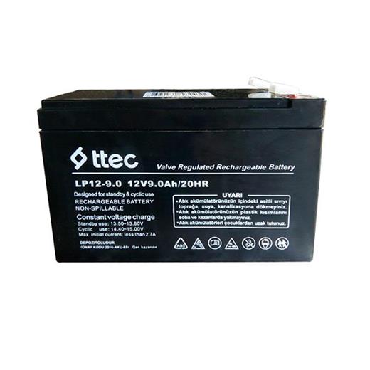 Ttec 12V 9Ah Bakımsız Kuru Akü (Ups İçin Değildir. Kepnek-Santral-Yazar Kasa)