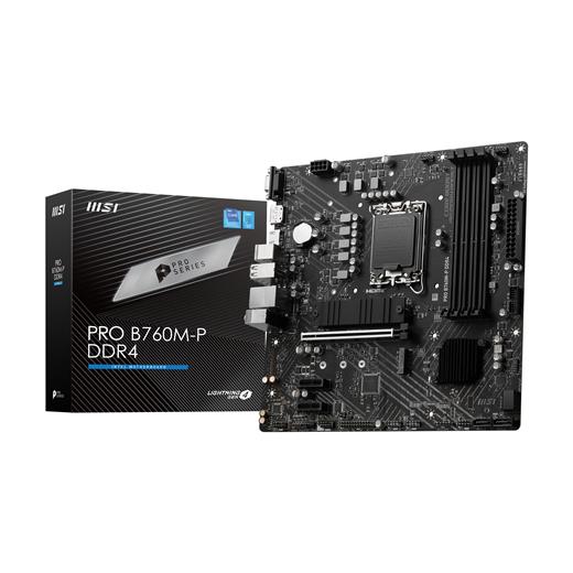 Msı Pro B760-P Ddr4 Iı Ddr4 1700P 5333(Oc) M.2 Hdmı Dp Glan Atx