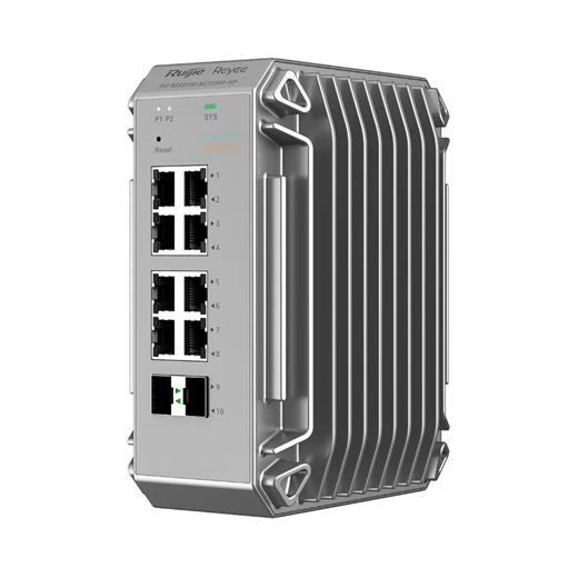 Ruijie Reyee Rg-Nıs3100-8Gt2Sfp-Hp 8Port Gigabit Poe + 2Ge Sfp Endüstriyel Switc
