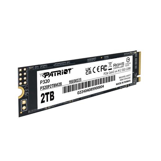 Patriot P320 2Tb 3000/2200Mb/S Nvme M2 Ssd Disk (P320P2Tbm28)