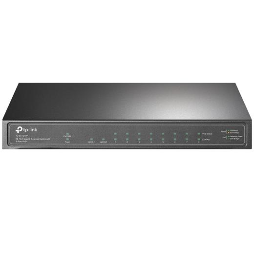 Tp-Link 10Port Tl-Sg1210P 8Portgigabit Poe(63W)+ 1Xsfp 1Xrj45 Yönetilemez Switch