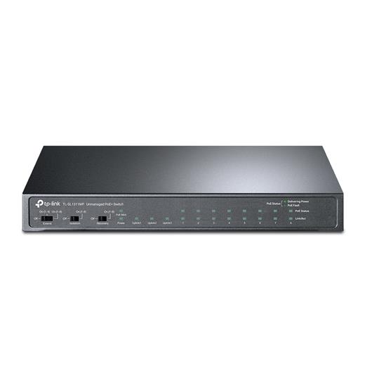 Tp-Link Tl-Sl1311Mp 8Port 10/100 Poe + 2Port Gigabit + 1Port Sfp Switch