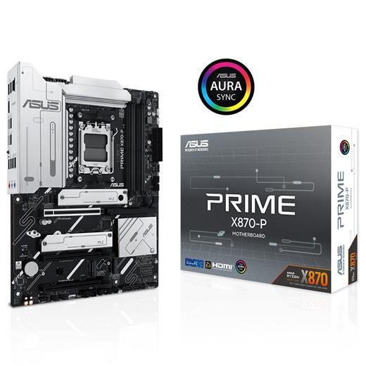 Asus Prıme X870-P Am5 Ddr5 8000(Oc) 2Xusb4 4Xm2 Hdmı 2,5G Lan Rgb Atx (192Gb)