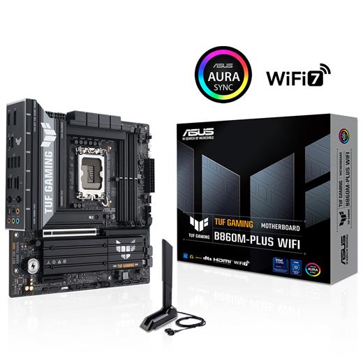 Asus Tuf Gamıng B860M-Plus Wıfı Ddr5 1851P Dp Hdmı 3Xm2 Rgb Bt Wifi 7 Rgb Matx