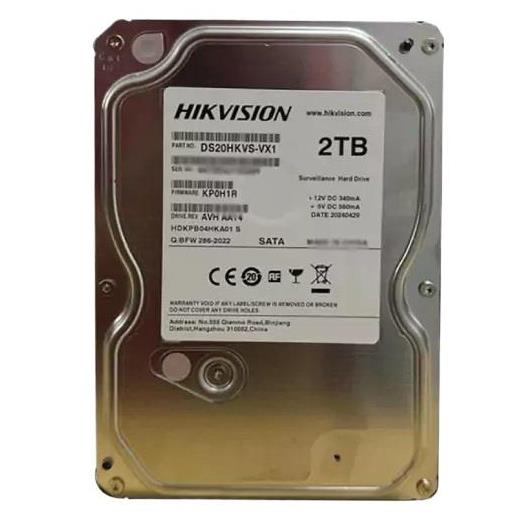 Hikvision 2Tb 3.5 Sata3 5400Rpm 128Mb 7/24 Hdd [Ds20Hkvs-Vx1]  Dist. Ürünüdür