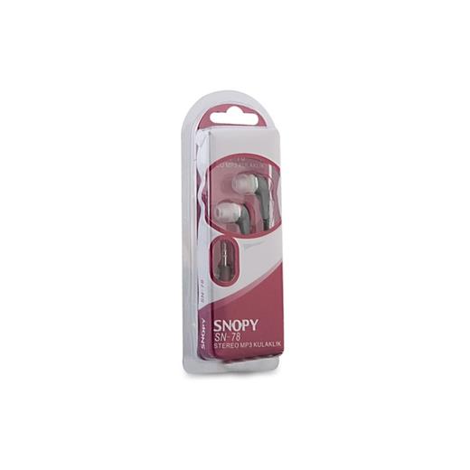 Snopy Sn-78 Siyah Kulak İçi Kulaklık(005.Snopy Sn-78 Siyah)