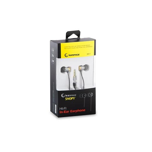 Snopy Sn-T2 Metal Kulakiçi Tek Jaklı Mikrofonlu Kulaklık(005.Snopy Sn-T2)