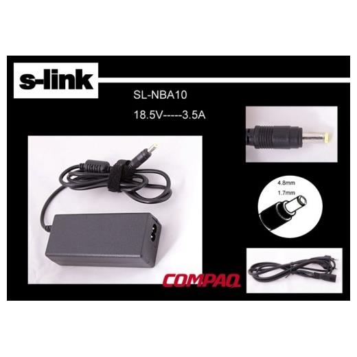 S-Link Sl-Nba10 18.5V 3.5A 4.8-1.7 Notebook Adaptörü(Adp S-Link Sl-Nba10)