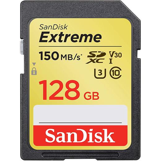 Sandisk Sdsdxv5-128G-Gncın 128Gb Extreme Sd Kart Class 10 150Mb-S(Blk Sd 128Gb Sdsdxv5Gncı)