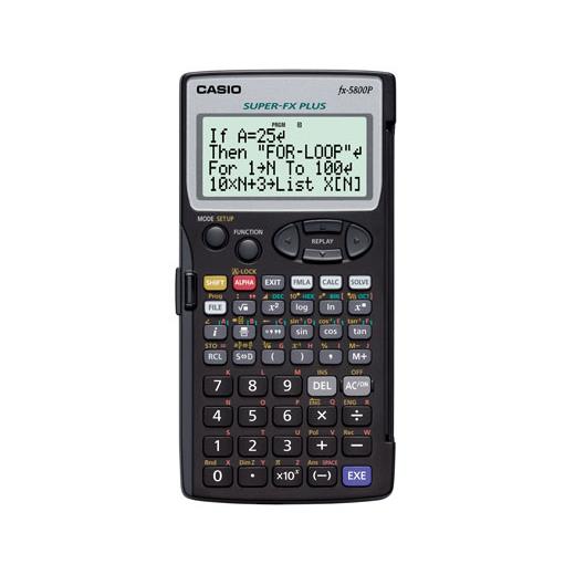 Casio Fx-5800P Programlanabilir Bilimsel Fonksiyonlu Hesap Makinesi(Casıo Fx-5800 P)
