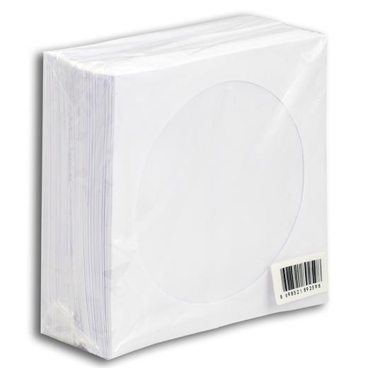 Cd&Dvd Zarfı Beyaz 80Gr 100 Lü Paket Pencereli (Cd Zarf Elba Beyaz)
