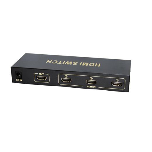 Beek 3Port Ultra Hd 4K Hdmı Switch, 3Giriş-1Çıkış Uzaktan Kumandalı, 4K2K, 3D Görüntü Formatlarını D(Data Kvm Beek Bs-31Hn)