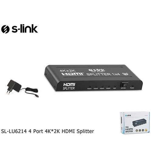 S-Link Sl-Lu6214 1Pc-4Mn 4K-2K Hdmı Çoklayıcı(Data Kvm S-Link Sl-L6214)