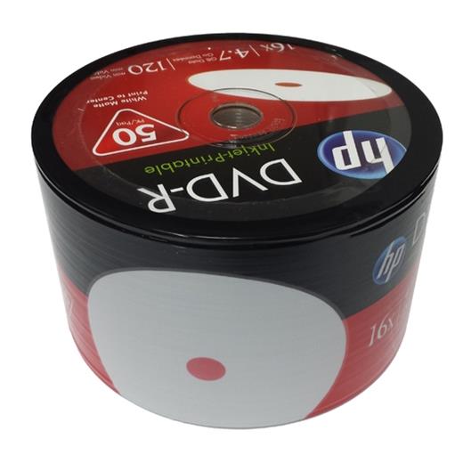 Hp Dvd-R 4,7Gb-120Min 16X 50 Li Shrink Printable(Dvd-R 50Li Hp Prıntable)