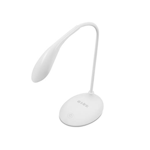 S-Link Sl-8725 Beyaz 14 Led Şarjlı 500Mah Taşınabilir Masa Lambası(Fnr S-Link Sl-8725 Beyaz)