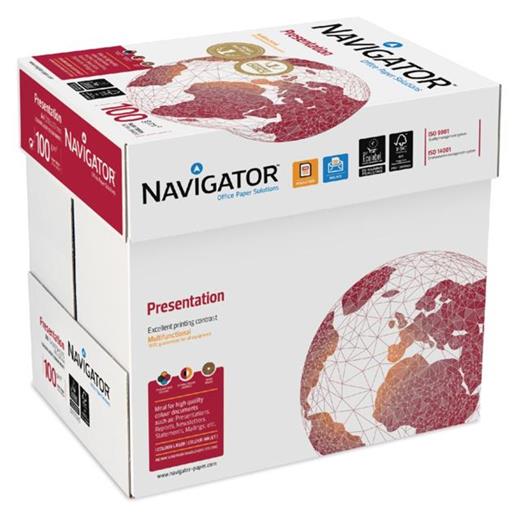 Navigator A4 Fotokopi Kağıdı 100Gr-500 Lü 1 Koli = 5 Paket(Fot.X Navigator)