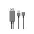 Hytech Hy-Xo51 Siyah-Gri Usb-F To Hdmı 1M Mobil Telefon Uyumlu Kablo(Kablo Ç Hytech Hy-Xo51)