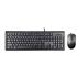 A4 Tech Kr-9276 Q Usb Fn Multimedya Klavye+Optik Kablolu Mouse Set(Kl Tech Kr-9276 Usb Q)