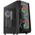 Aerocool Nighthawk Duo Argb 2 X 20Cm 1 X 12Cm Fan Siyah Atx Bilgisayar Kasası(O Atx Aerocool Nghthwkd)